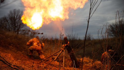Unos soldados ucranianos preparan un ataque contra el Ejército ruso, a 26 de noviembre de 2023. Unos soldados ucranianos preparan un ataque contra el Ejército ruso, a 26 de noviembre de 2023.