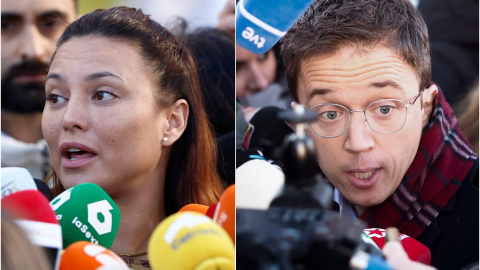 errejon elisa Íñigo Errejón y Elisa Mouliaá, a su salida de los juzgados de Plaza de Castilla.