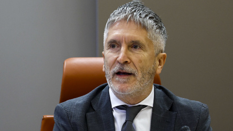 772c632ee51addebcd7a5f6d7d71892c6c9a99b4 Foto de archivo ministro del Interior, Fernando Grande-Marlaska, durante una rueda de prensa.