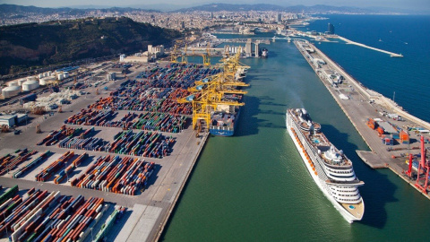 Port de Barcelona - 22/10/2024 Imatge d'arxiu del Port de Barcelona.