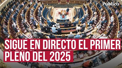 DIRECTO | El Gobierno se juega sacar adelante varios decretos con negociaciones in extremis El hemiciclo del Congreso de los Diputados reabre sus puertas este miércoles por primera vez en 2025 y el Gobierno vuelve a entrar en él como salió: apurando las negociaciones y sin garantías de éxito. De los tres decretos que se votan en el primer pleno —este, extraordinario— del año, el Ejecutivo ya sabe que salvará uno, el que contiene la última reforma de las pensiones, y que muy posiblemente perderá otro, el que contiene el impuesto especial a las energéticas. Es un tercer decreto, el ómnibus, el que mantiene al PSOE en tensión.
Nuestro periodismo es posible gracias a nuestros suscriptores. Únete a la República de Público y defiende el periodismo valiente, feminista y de izquierdas: https://bit.ly/3REUOTN
Periodismo, investigación y compromiso para construir un mundo más igualitario.
¡Suscríbete ya a nuestro canal!: https://bit.ly/2U8nM0q
Visita: https://www.publico.es
Síguenos en Facebook: https://www.facebook.com/diario.publico/
Síguenos en Twitter: https://twitter.com/publico_es
Síguenos en Instagram: https://www.instagram.com/publico.es
Síguenos en TikTok: https://www.tiktok.com/@publico_es