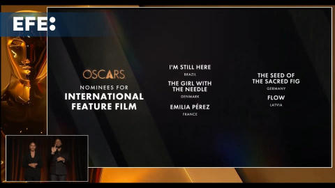 'Emilia Pérez' y 'I'm Stil Here', candidatas al Óscar a mejor película internacional 'Emilia Pérez' y 'I'm Stil Here', candidatas al Óscar a mejor película internacional