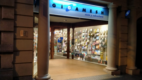 La llibreria Gigamesh, un dels comerços de referència del 'Triangle friqui' de Barcelona.