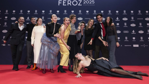 Salve (1) L'equip de 'Salve Maria' als Premis Feroz.