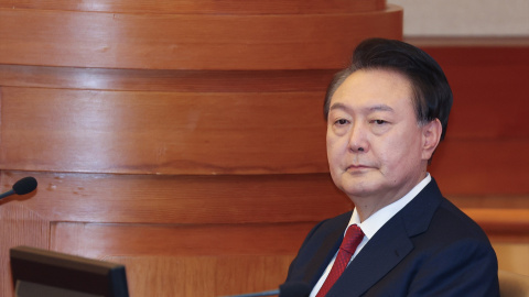 EuropaPress_6467048_21_january_2025_south_korea_seoul_arrested_president_yoon_suk_yeol_is El presidente Yoon Suk Yeol en una imagen de archivo.