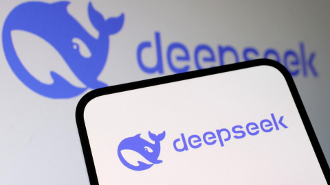 El logo del asistente de inteligencia artificial Deepseek. El logo del asistente de inteligencia artificial Deepseek.