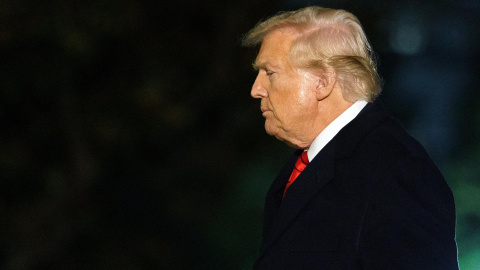 Donald Trump entra en la Casa Blanca, a 27 de enero de 2025. Donald Trump entra en la Casa Blanca, a 27 de enero de 2025.