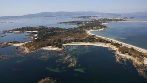 A Illa de Arousa, en la ría de Arousa.