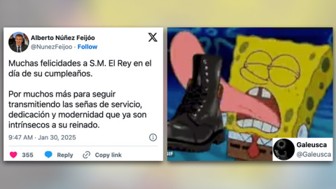 Bromas con el tuit del líder del PP dedicado a Felipe VI.