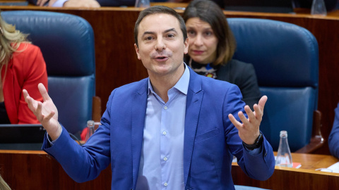 EuropaPress_6339888_portavoz_psoe_asamblea_juan_lobato_interviene_pleno_asamblea_madrid_14 El exsecretario general del PSOE en Madrid Juan Lobato en una imagen de archivo.