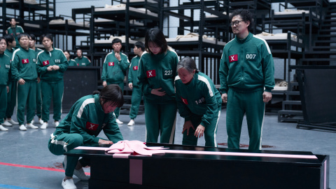 Una escena de 'El juego del calamar', en una foto de archivo.