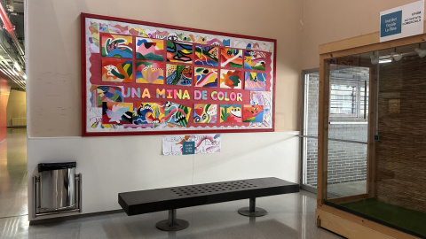 Un dels projectes artístics a l'Institut Escola La Mina. Un dels projectes artístics a l'Institut Escola La Mina.