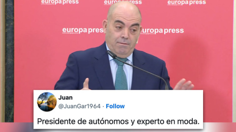 Presidente autónomos El presidente de la Asociación de Trabajadores Autónomos (ATA), Lorenzo Amor.