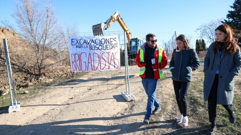 montecarmel Foto de archivo de los trabajos de búsqueda de una fosa común de la Guerra Civil, en el cementerio municipal de Fuencarral, el pasado 17 de enero durante la visita de Irene Montero, eurodiputada de Podemos.