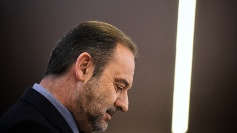 El exministro José Luis Ábalos durante una rueda de prensa en el Congreso de los Diputados, a 19 de diciembre de 2024, Madrid. El exministro José Luis Ábalos durante una rueda de prensa en el Congreso de los Diputados, a 19 de diciembre de 2024, Madrid.