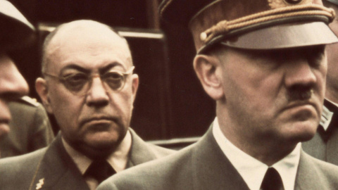 hitler drogas El doctor Theodor Morell y Adolf Hitler.