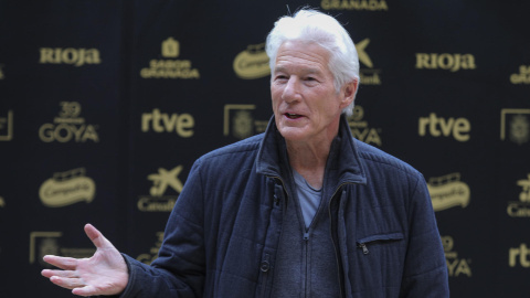 El actor y productor estadounidense Richard Gere El actor y productor estadounidense Richard Gere en Granada.