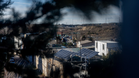 Imagen de archivo del sector V de la Cañada Real, en Madrid.