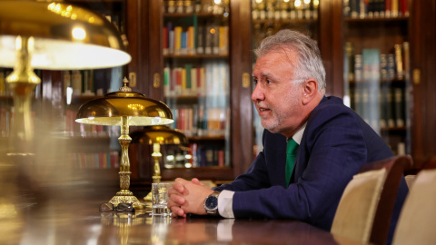 Torres, durante la entrevista con 'Público'.