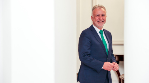 El ministro de Política Territorial y Memoria Democrática, tras la entrevista con 'Público'.