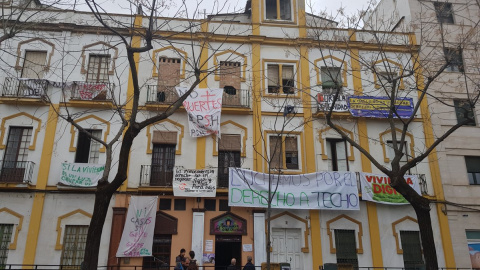 Edificio de la Corrala Dignidad.
