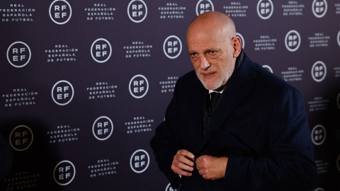 79158d975983f8b9728f2215cc5310e1bbb5d41f El presidente de LaLiga, Javier Tebas, en una rueda de prensa tras la reunión de la Real Federación Española de Fútbol (RFEF) con los clubes de fútbol profesional.