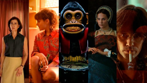 Estrenos de la semana - 21/02/2025 Aún estoy aquí<br />Walter Salles<br />Drama biográfico<br />Basada en las memorias de Marcelo Rubens Paiva, en las que narra<br />cómo su madre se vio obligada al activismo político cuando su marido, el diputado izquierdista Rubens Paiva, fue capturado por el régimen durante la Dictadura militar de Brasil, en 1971.<br /><br />Daniela Forever<br />Nacho Vigalondo<br />Ciencia ficción<br />La vida pierde todo sentido para Nicolas con la pérdida de su novia Daniela, un día es invitado a formar parte de un ensayo clínico que le permite soñar con Daniela cada noche y reanudar su relación, aunque sea en sueños, corriendo el riesgo de perderse en ellos para siempre.<br /><br />The Monkey<br />Osgood Perkins<br />Terror<br />Cuando Hal y Bil encuentran el antiguo mono de juguete de su padre, comienzan a ocurrir muertes extrañas a su alrededor, deciden deshacerse de él y siguen con sus vidas, separándose con el tiempo, pero cuando las muertes regresan, deben reunirse para destruir el mono.<br /><br />La última reina<br />Karim Aïnouz<br />Drama histórico<br />Ambientada en la sangrienta corte Tudor del infame rey Enrique VIII de Inglaterra y contada desde el punto de vista de la reina Catalina Parr, la sexta y última esposa de Enrique y la única que evitó el destierro o la muerte.<br /><br />Limonov<br />Kirill Serebrennikov<br />Drama biográfico<br />Eduard Limonov fue un ídolo de los suburbios soviéticos bajo Brezhnev, mayordomo en Manhattan, escritor en París y líder del Partido Nacional Bolchevique en Rusia, la película explora su viaje por estos países, mostrando sus caídas, su lucha y sus triunfos.