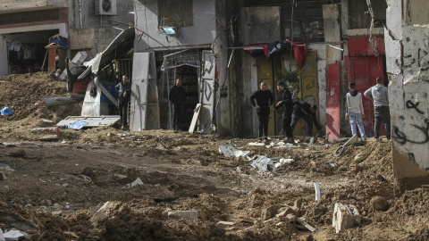Imagen de archivo de los daños ocasionados por las fuerzas israelíes en Tulkarem (Palestina), a 24 de 2024. Imagen de archivo de los daños ocasionados por las fuerzas israelíes en Tulkarem (Palestina), a 24 de 2024.