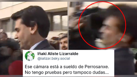 Alberto González Amador El ciudadano particular Alberto González Amador se golpea contra una cámara.