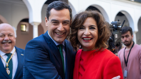 EuropaPress_5788947_vicepresidenta_primera_gobierno_ministra_hacienda_maria_jesus_montero Moreno y Montero, el 28F de 2024. Archivo