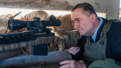 israel gaza El ministro de Defensa israelí, Israel Katz, en una foto de archivo.
