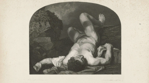'Prometeo encadenado', grabado de Leopold Löwenstam 'Prometeo encadenado', grabado de Leopold Löwenstam
