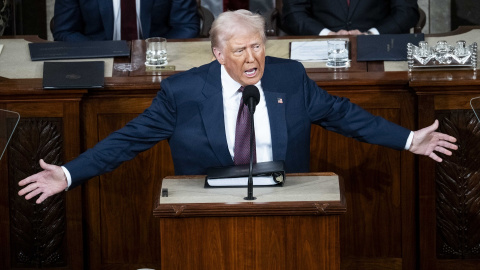 EuropaPress_6558770_04_march_2025_us_washington_us_president_donald_trump_gives_speech_at_joint Donald Trump, en el Congreso de EEUU.