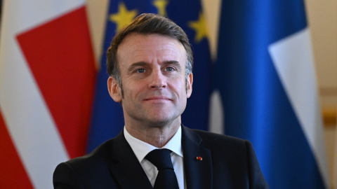 EuropaPress_6553578_02_march_2025_united_kingdom_london_french_president_emmanuel_macron Emmanuel Macron, el pasado 2 de marzo.