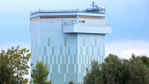 Edifici de contenció de l'antiga central nuclear de Vandellòs I