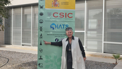 Ariadna Sitjà, bióloga, directora e investigadora del Instituto de Acuicultura Torre de la Sal (IATS), un centro del CSIC