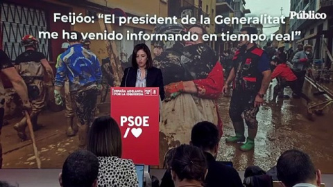 Esther Peña, del PSOE, le pide a Feijóo que cese inmediatamente a Carlos Mazón (dice que tiene que dar explicaciones porque Feijóo dijo que estuvo informado en tiempo real) Esther Peña, del PSOE, le pide a Feijóo que cese inmediatamente a Carlos Mazón (dice que tiene que dar explicaciones porque Feijóo dijo que estuvo informado en tiempo real)