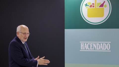 El presidente de Mercadona, Juan Roig, durante la presentación de resultados de la empresa en 2024. El presidente de Mercadona, Juan Roig, durante la presentación de resultados de la empresa en 2024.