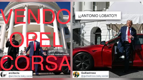 Tesla Casa Blanca Memes sobre la escena de Trump y Elon Musk en la Casa Blanca.