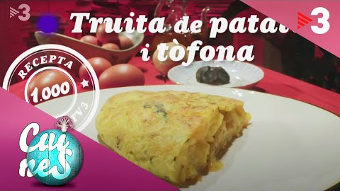 Truita de patates i tòfona - Cuines