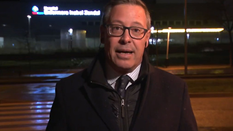 serrano Alfonso Serrano, secretario general del PP de Madrid, durante su intervención en 'La noche en 24 horas'.