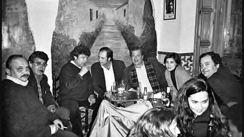 Enrique Morente, en el bar Candela, en Lavapiés.