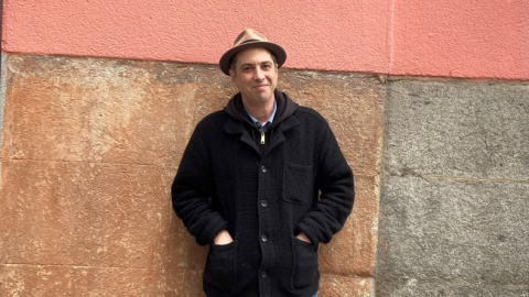 Jacobo Rivero, autor del libro 'Candela', en el templo flamenco de Lavapiés (Madrid).