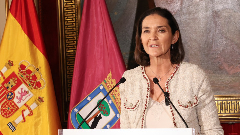 La portavoz del PSOE en el Ayuntamiento de Madrid, Reyes Maroto, durante una rueda de prensa, a 17 de febrero de 2025 La portavoz del PSOE en el Ayuntamiento de Madrid, Reyes Maroto, durante una rueda de prensa, a 17 de febrero de 2025.