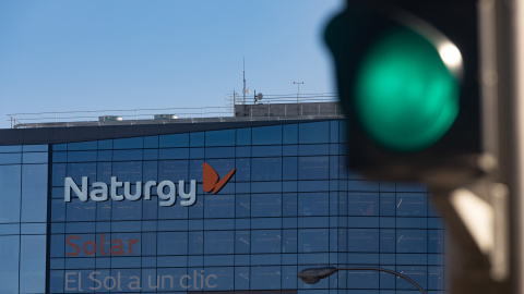Vista de la sede de Naturgy, en Madrid.