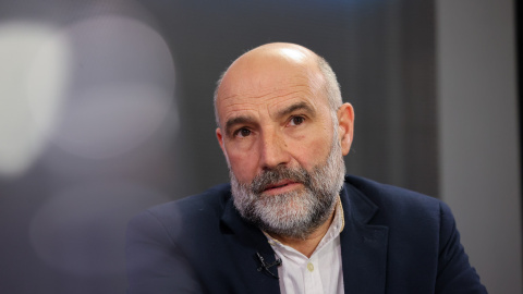 Rego, durante la entrevista de Público este jueves, dñia 20 de marzo.