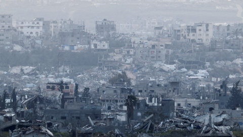 Edificios en Gaza Ruinas de los edificios en Gaza tras los ataques de Israel.