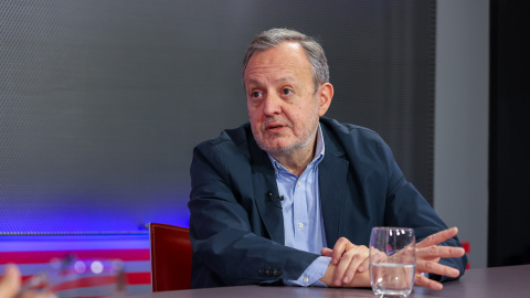 Alberto Reyero, consejero del Gobierno de Ayuso durante la pandemia, durante su entrevista con 'Público'. Alberto Reyero, consejero del Gobierno de Ayuso durante la pandemia, durante su entrevista con 'Público'.