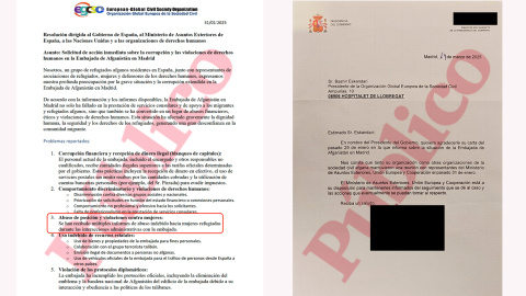 Carta entregada por siete asociaciones afganas a Moncloa y Exteriores (enero 2025) y respuesta de Presidencia del Gobierno (marzo 2025)