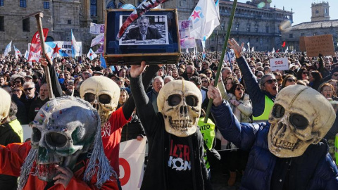 Manifestación contra Altri, en Santiago de Compostela.- Álvaro Ballesteros, EUROPA PRESS Manifestación contra Altri, en Santiago de Compostela.- Álvaro Ballesteros, EUROPA PRESS